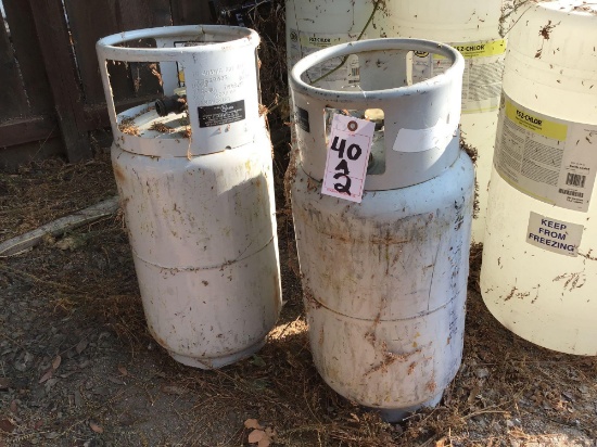 (2) Assorted Forklift Propane Tank Cylinders