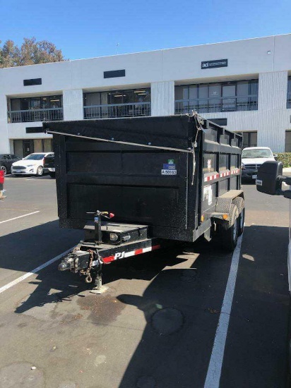 2019 P.J. 12ft Low-Pro High Side Dump Trailer with 83in Deck Width