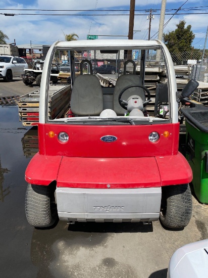 2002 Ford Think Neighbor Cart with Bed*DOES NOT RUN*MISSING KEYS,BATTERY, AND WINDSHIELD*