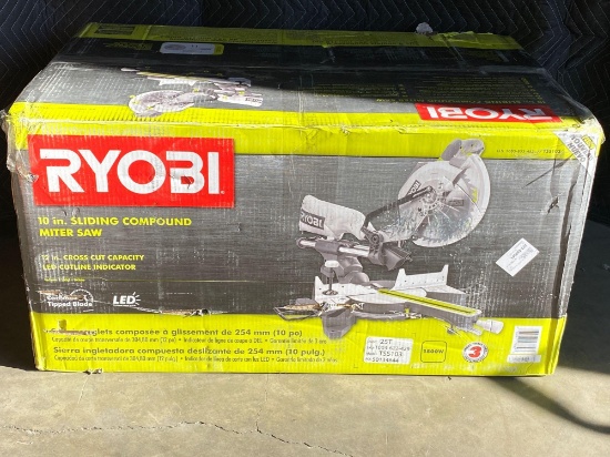 RYOBI Corded 10 in. Sliding Compound Miter Saw with LED*COMPLETE*UNUSED*