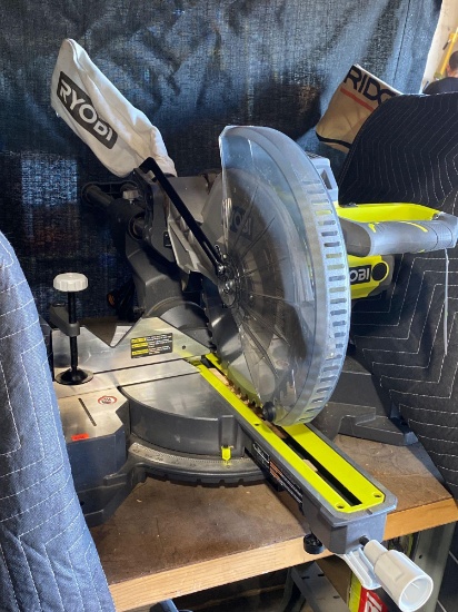 RYOBI Corded 12 in. Sliding Compound Miter Saw with LED*TURNS ON*