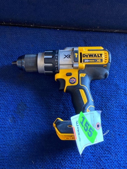 DEWALT 20-Volt MAX XR Cordless Brushless 3-Speed 1/2 in. Hammer Drill*TURNS ON*TOOL ONLY*
