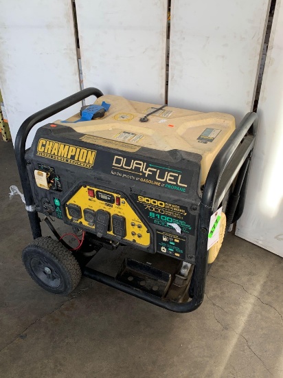 Champion 7000/9000W Dual Fuel Gas/Propane Generator