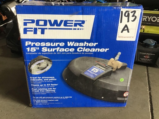 Power Fit Pressure Washer 15in. Surface Cleaner