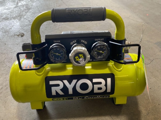 RYOBI 18V Cordless 1 Gal. Portable Air Compressor*TURNS ON*TOOL ONLY*