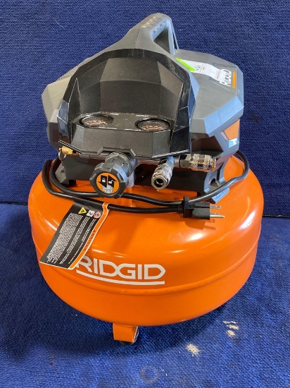 RIDGID 6 Gal. Portable Electric Pancake Air Compressor*FOR PARTS ONLY*