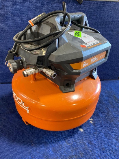 RIDGID 6 Gal. Portable Electric Pancake Air Compressor*FOR PARTS ONLY*