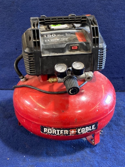 Porter-Cable 6 Gal. 150 PSI Portable Electric Pancake Air Compressor*FOR PARTS ONLY*