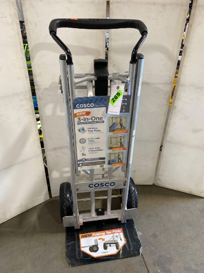 Cosco 3-in-1 Folding Series Hand Truck/Cart/Platform Cart with Flat-Free Wheels