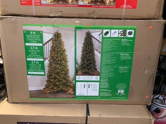 9ft. LED Slim Style Artificial Christmas Tree