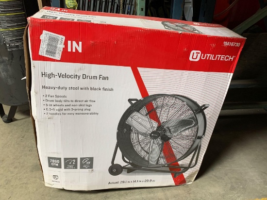 Utilitech 24in. High-Velocity Drum Fan