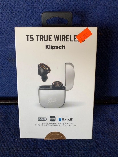 Klipsch T5 True Earphones With Wireless Charging Case