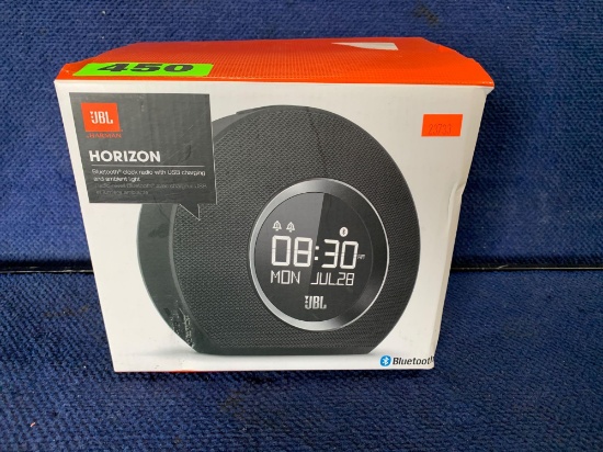 JBL Horizon Bluetooth Clock Radio With USB Charging and Ambient Light