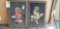 Hand Painted Framed Mickey and Minnie Mouse