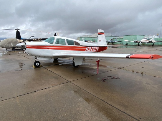 1969 Mooney M20E Fixed Wing Single Engine 4-Seater Airplane