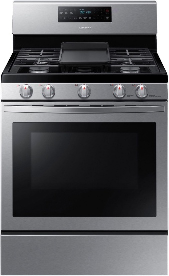 Samsung 5.8 Cu. Ft. Freestanding Gas Convection Range with Air Fry