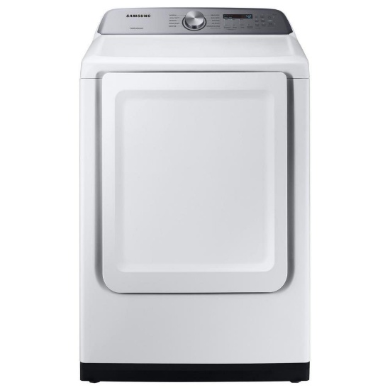 Samsung 7.4 cu. ft. White Electric Dryer with Sensor Dry