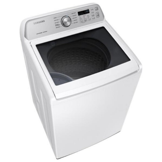 Samsung 27 in. 4.5 cu. ft. High-Efficiency White Top Load Washing Machine with Active Water Jet