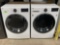 and LG 4.5 cu. ft. Electric Washer and LG 7.4 cu. ft. Gas Dryer Set*PREVIOUSLY INSTALLED*SMALL DENT
