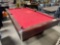 Red Pool Table