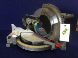 Porter Cable 12in. 15Amp Corded Single Bevel Folding Compound Miter Saw*TURNS ON*