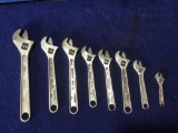 Lot of (8) Crescent Wrenches (1) Proto*ONE BROKEN**