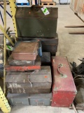 Lot of (8) Assorted EMPTY Tool Boxes