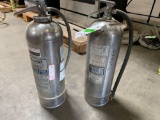 Lot of (2) General Water and Anti Freeze Type Fire Extinguishers