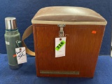 Lot of Assorted Tackle Box and Thermos