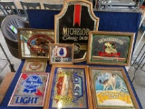 Lot of Assorted Beer Signs