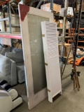 Lot of (2) Assorted Doors and Wooden Foldable Barrier