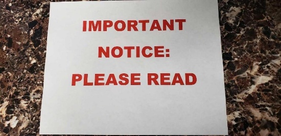 PLEASE READ!!!!*ITEMS CAN ONLY BE PICKED UP AND REMOVED FROM BUILDING DURING THE HOURS OF 7AM-10AM*