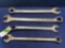 (4) Assorted Large Combination Wrenches