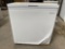 Insignia 7.0 Cu. Ft. Chest Freezer in Whit*GETS COLD*BOTTOM RIGHT DAMAGED*