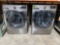 LG Front Load Washer and Dryer Pair in Graphite Steel