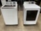 Samsung Top Load Washer and Front Load Dryer Pair in White