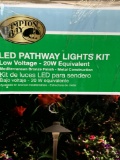 Lot of (6) Assorted Hampton Bay Outdoor Pathway Lights