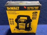 DeWalt 1400 Peak Amp Portable Car Jump Starter With USB Power and Digital Air Compressor