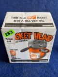 Bucket Head 5 Gal. Wet/Dry Shop Vacuum Powerhead with Filter Bag and Hose*TURNS ON*