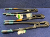 Lot of (3) Anvil 24in. Bolt Cutters