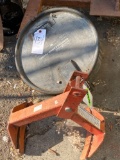 Wesco 1000lbs. Small Excavator Grapple and Burpless Drum Funnel