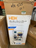HDX 5 Tier Chrome Shelf with Casters