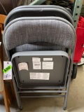 Lot of (3) Metal Foldable Chairs