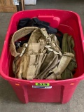 Lot of Assorted Military Camelbacks, Vests, Holsters