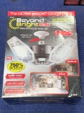 Lot of (3) Boxes of Beyond Bright 7.5 in. x 4.25 in. 6000 Lumens Single Pole Occupancy LED Flush