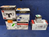 Lot of Assorted Motion Security Lights