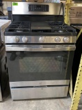 GE 5.0 Cu. Ft. Freestanding Gas Convection Range with Steam Self-Clean in Stainless Steel
