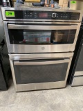 GE Profile Series 30 in. Built-In Double Electric Convection Wall Oven in Stainless Steel