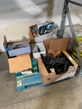 Pallet Lot of Assorted Electrical Boxes and Metal Hardware