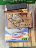 Lot of Assorted Fishing Knives and Sharpening Stone